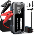 4-in-1 Car Jump Starter – 4000A Battery Booster with 150 PSI Tire Inflator, Power Bank & LED Light