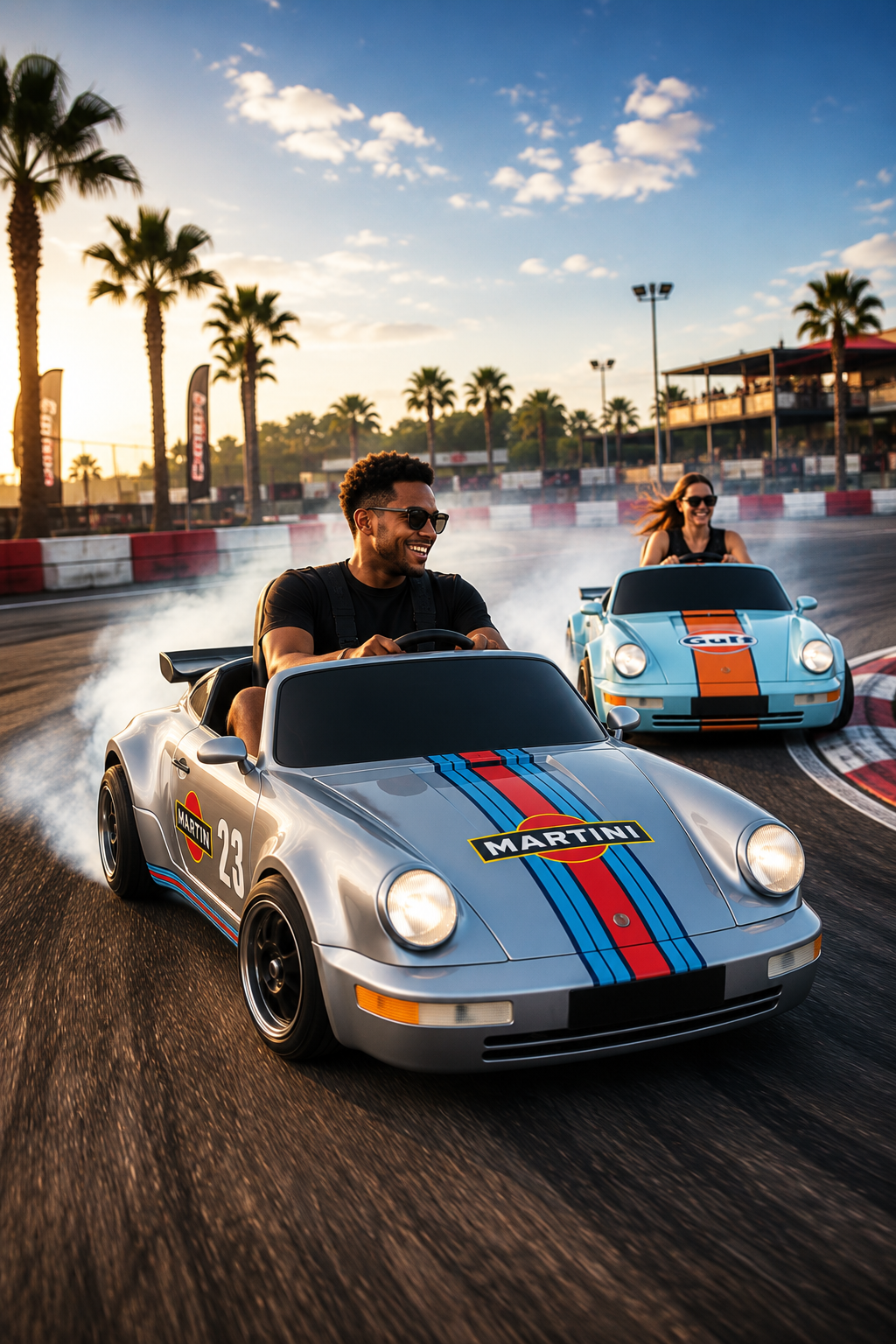 Retro 964 Electric Drift Kart for Adults | Factory Direct