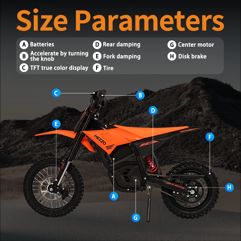 HEZZO D3 | 6000W Off-Road Electric Bike